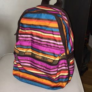 LeSportSac Backpack with matching pouch.